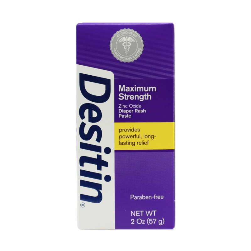Desitin Maximum Strength Zinc Oxide Diaper Rash Paste 57g Bundle of 2